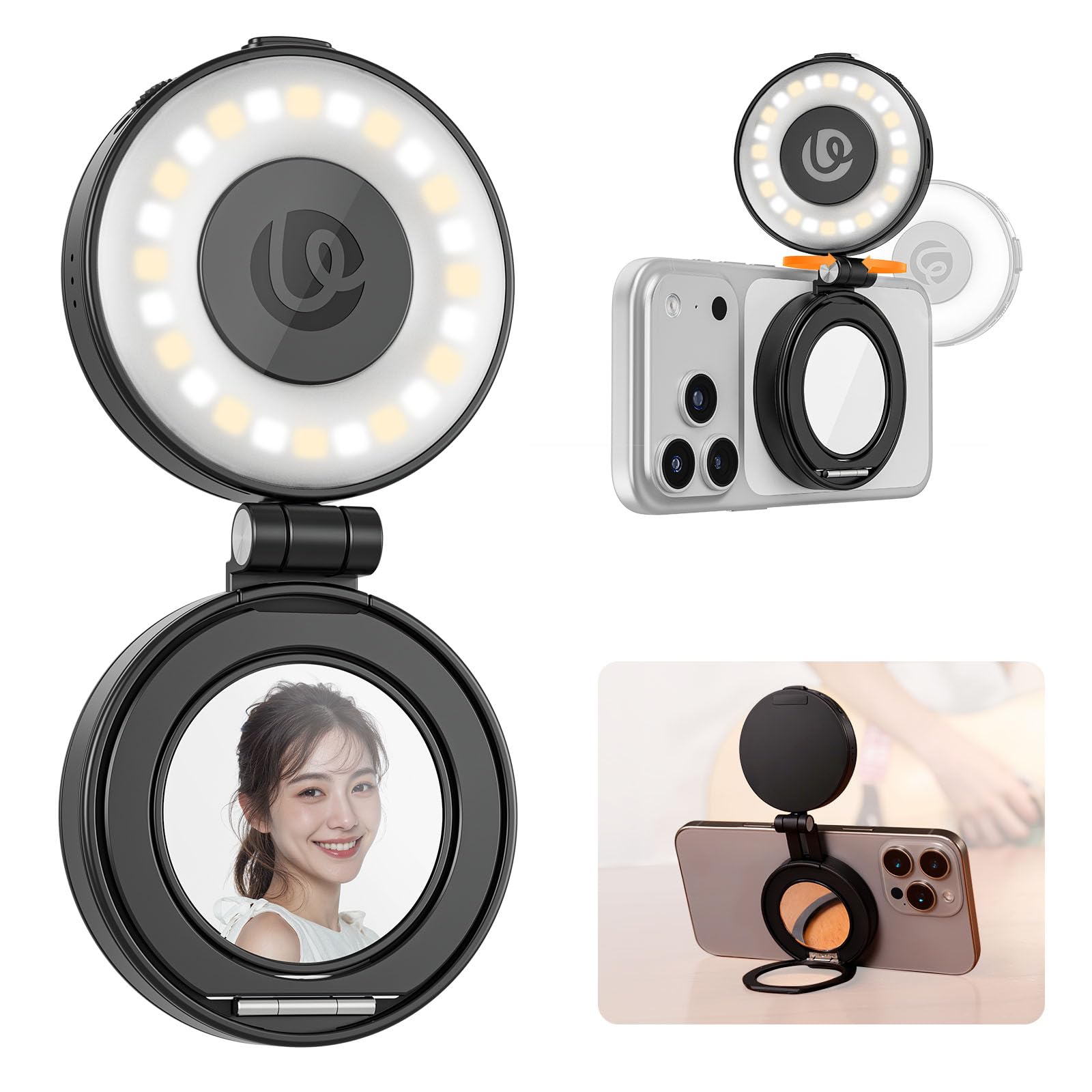 Amazon | Ulanzi LM23 リングライト 自撮りライト MagSafe対応 スマホ